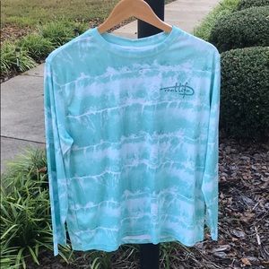 Men’s Reel Life Sun Ray Defender Series Long Sleeve, Medium, MSRP $39.99